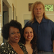 Aviva Dove-Viebahn with her parents, poet Rita Dove and writer Fred Viebahn.